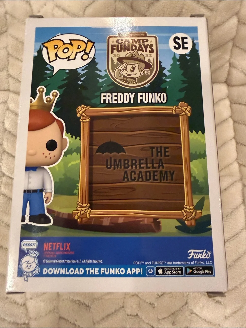 Funko Pop Freddy Funko Number Five Umbrella Academy SE 4500 PCS